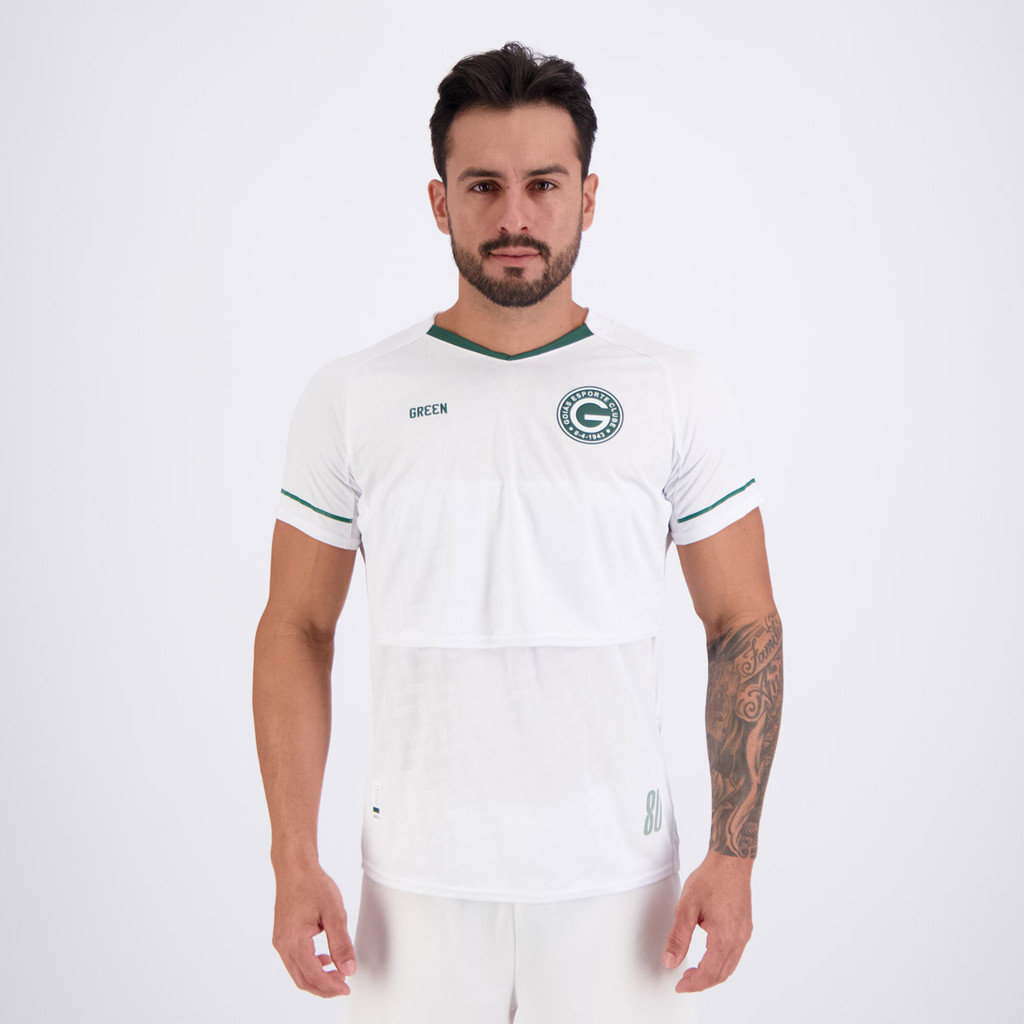 Camisa Gr33n Goiás Especial 2023 Branca em Oferta na Shopee