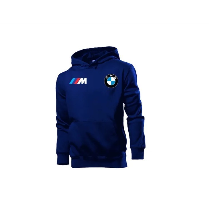 Moletom blusa de frio casaco blusão capote moleton Canguru BMW Estampa Carro Esportivo 1OO% Algodão