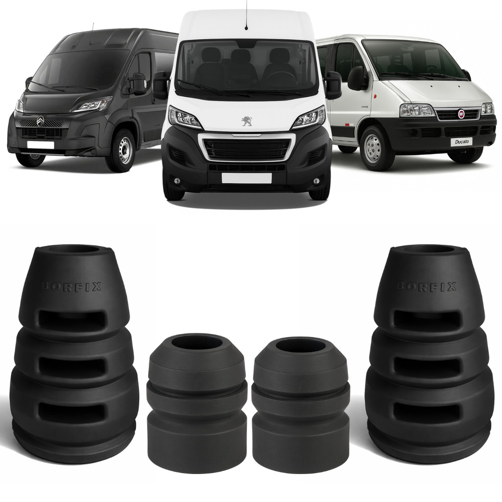 Kit Batente Borracha Dianteiro Traseiro Ducato/Jumper/Boxer