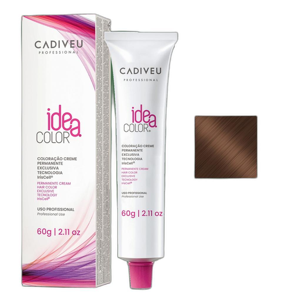 Cadiveu Professional Idea Color 6.0 Louro Escuro - Coloração Permanente 60g em Oferta na Shopee