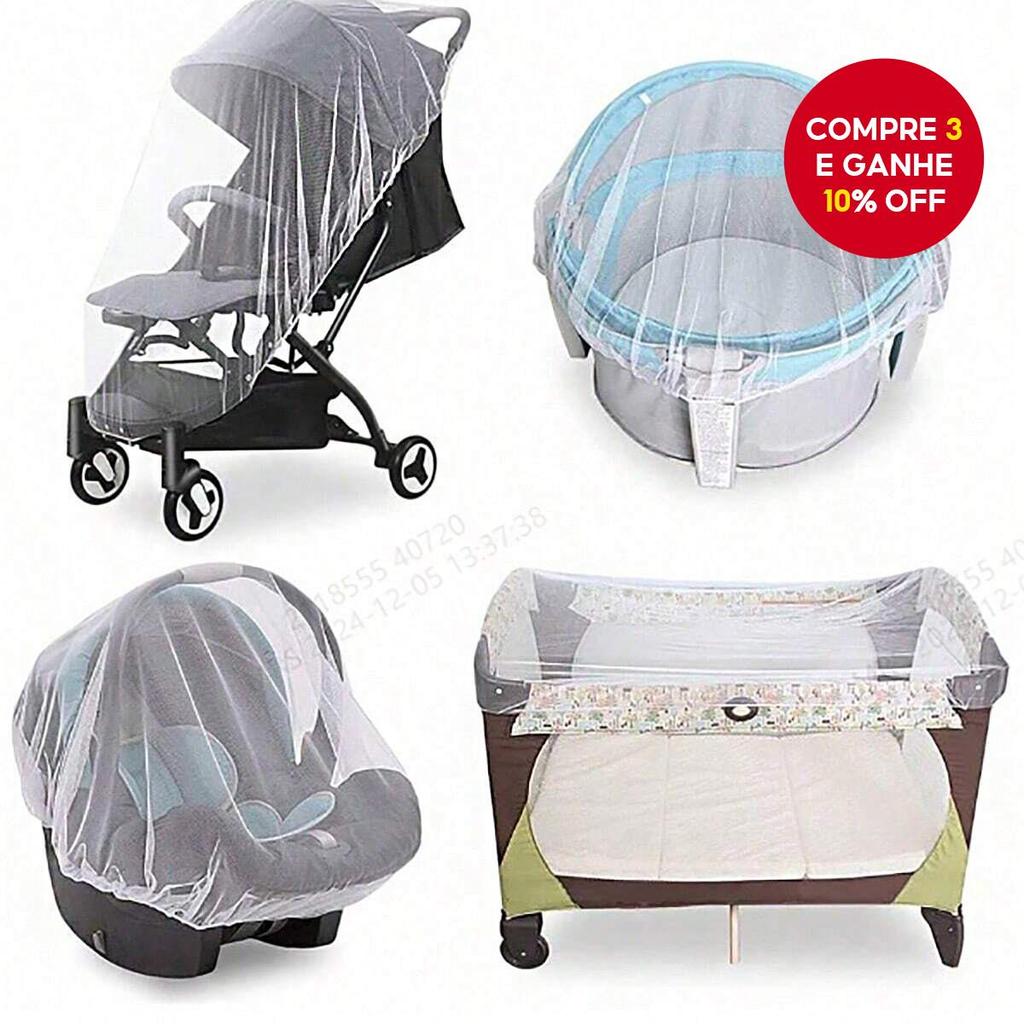 Universal 360 ° Capa Completa Carrinho De Bebê Mosquiteiro Portátil Proteção Anti-Insetos Verão Essencial em Oferta na Shopee