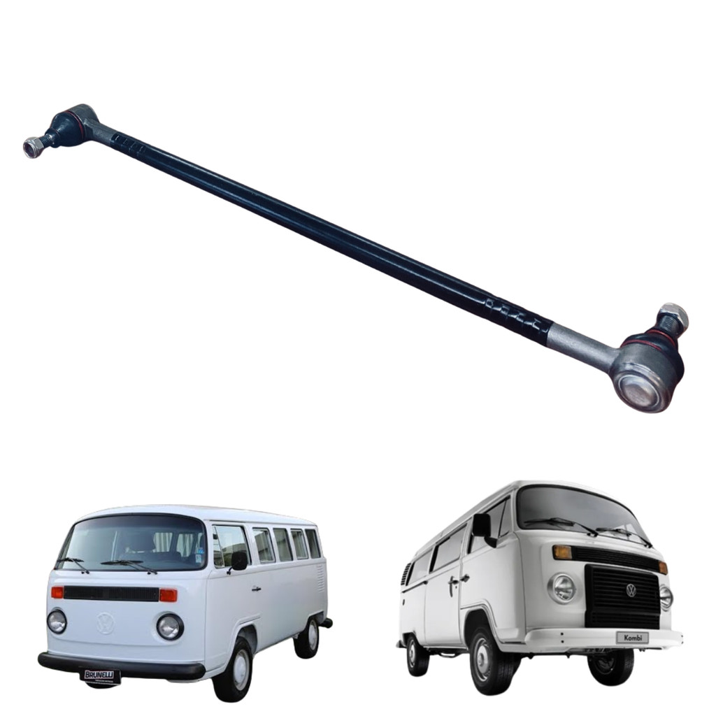 Barra Direção Fixa Esquerda Kombi todas 1975 Até 2013 em diante Clipper e 1.4 Flex