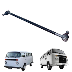 Barra Direção Fixa Esquerda Kombi todas 1975 Até 2013 em diante Clipper e 1.4 Flex