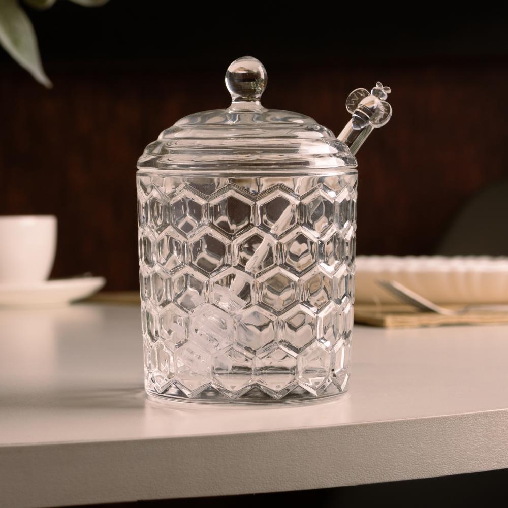 Meleira Lyor Favo de Vidro com Pegador 270ml em Oferta na Shopee