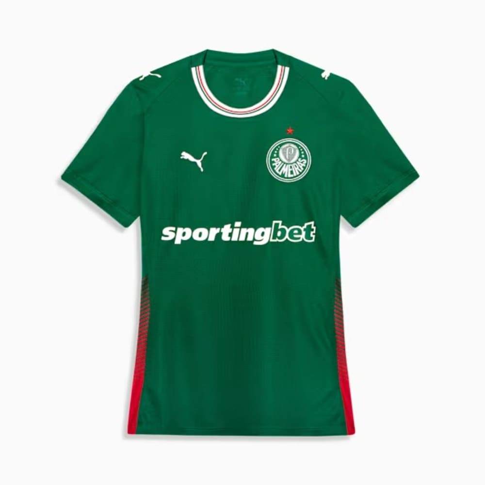 Camisa Palmeiras I Puma 26/27 Feminina Verde