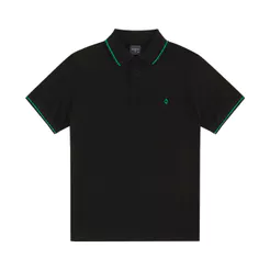 Polo Piquet Masculina Diametro Preto