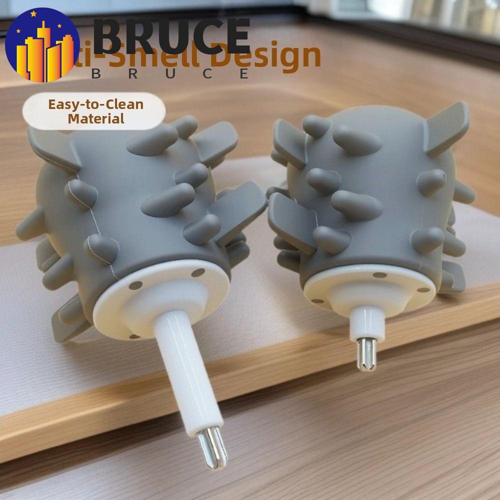 BRUCE Picador De Descascamento De Alho , Rolo De Silicone De Casca Rápida Eficiente , Acessórios De Prensa 2L/3L em Oferta na Shopee