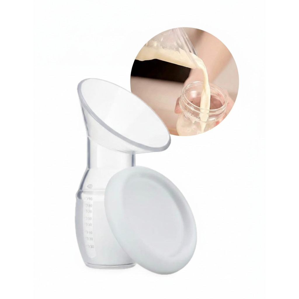Coletor de Leite Materno em Silicone Prático e BPA Free