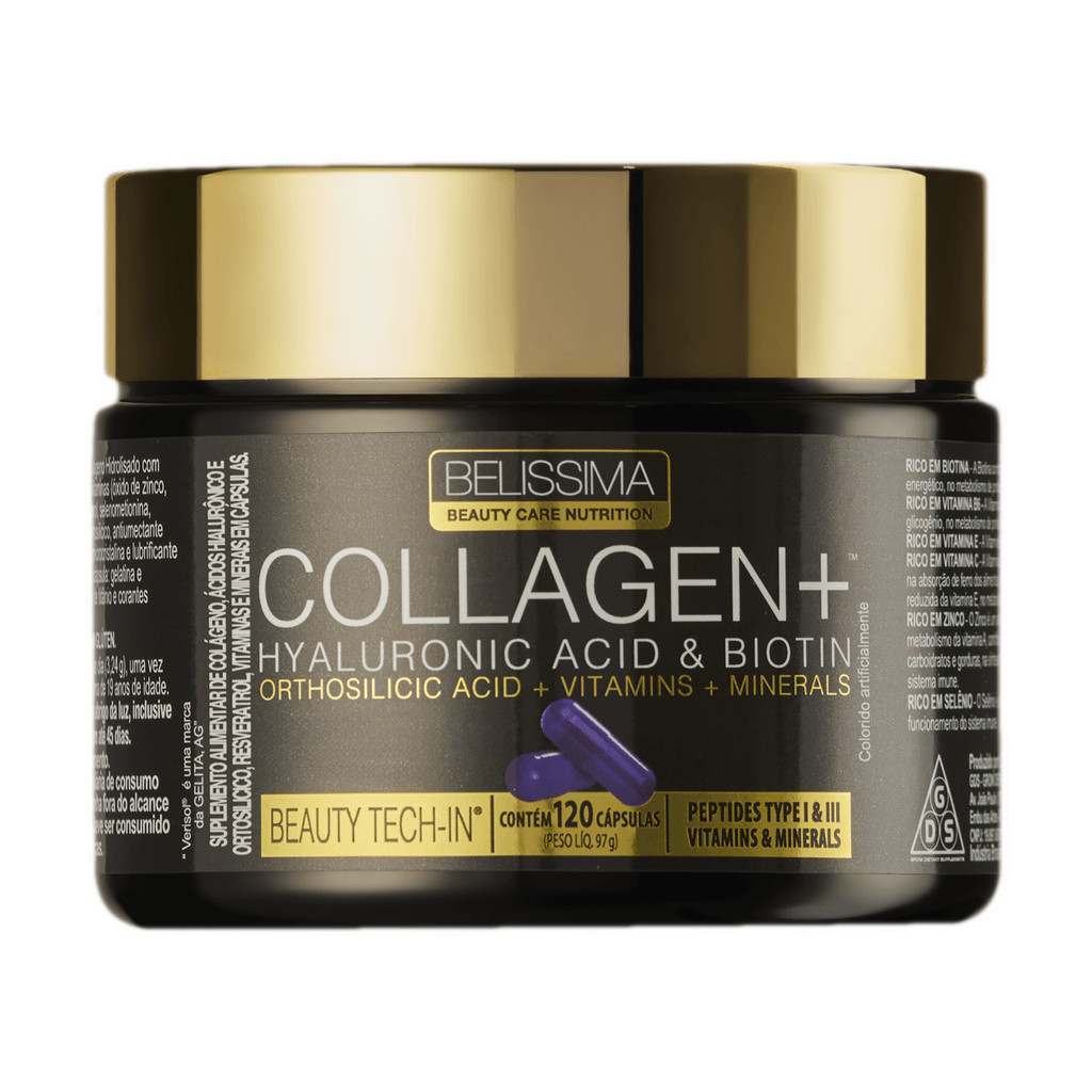 Collagen Plus 120 Caps – Belíssima em Oferta na Shopee