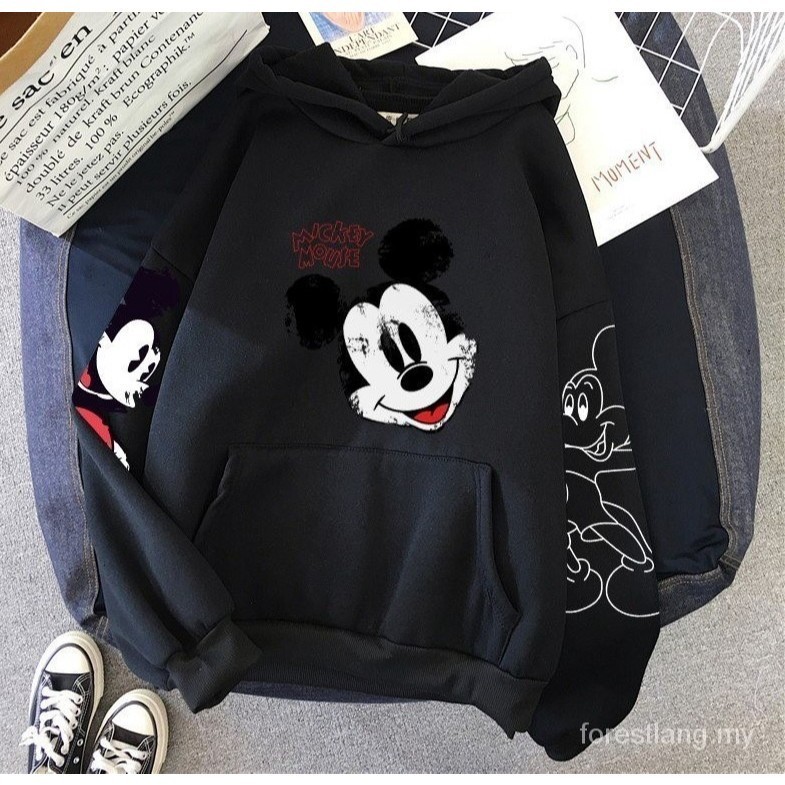 Moletom mickey Feminino Com Capuz E Desenho Do Esportivo Unissex Casado Frio