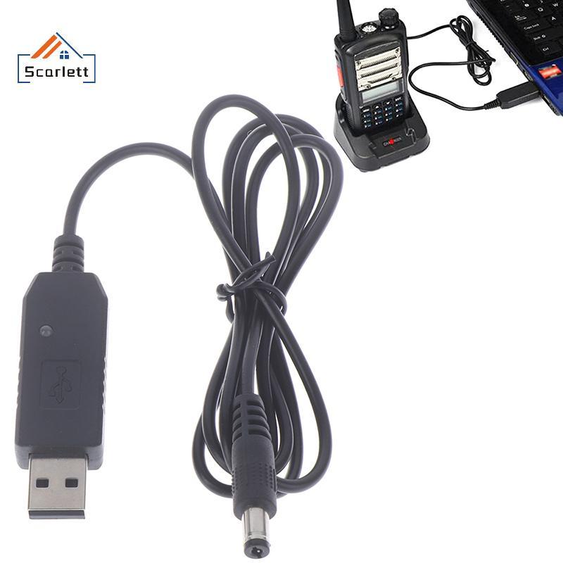 [Scarlett] Cabo De Carregamento USB Talkie Para Base De Carregador BaoFeng UV-5R-82 BF-F8HP 82HP [Preferencial]