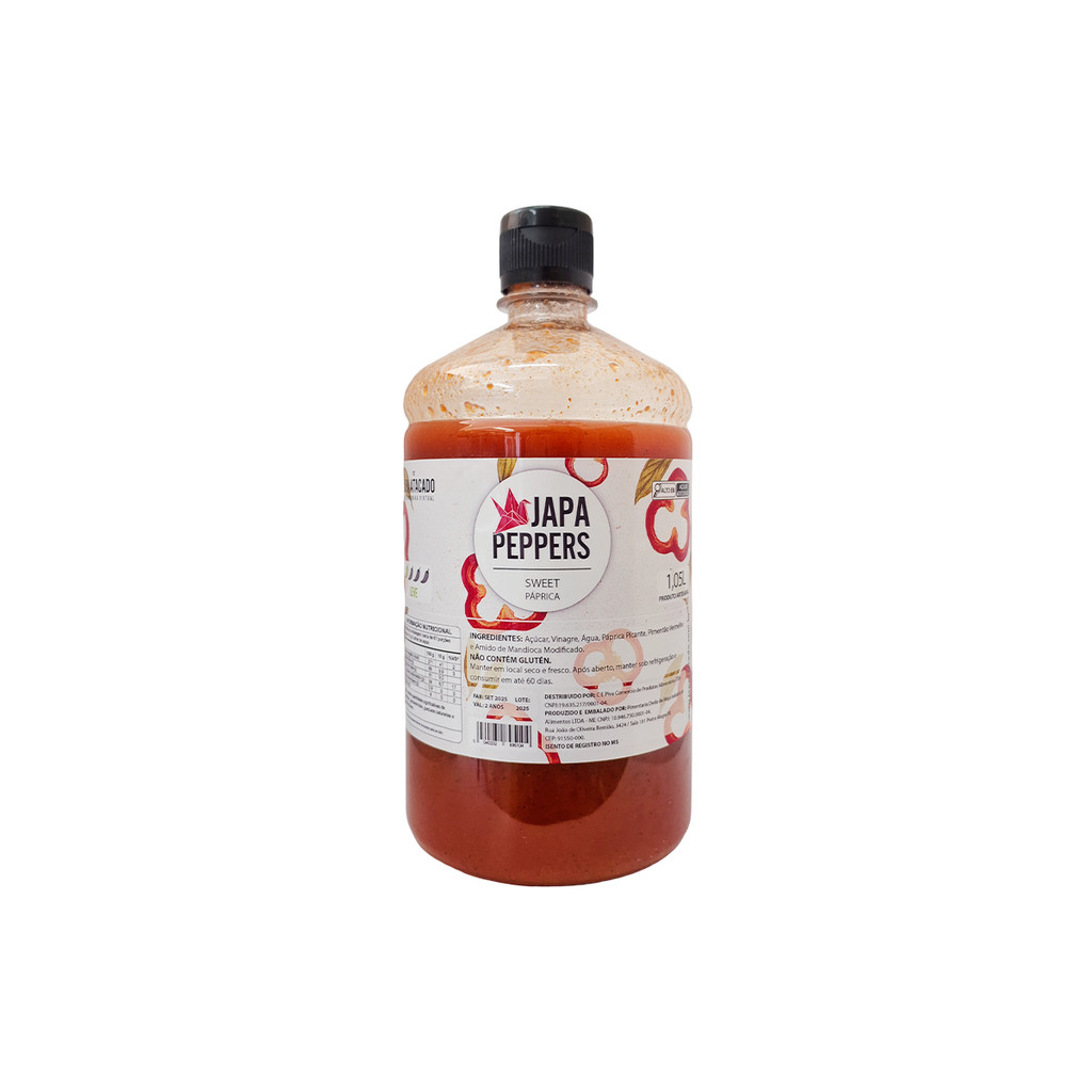 Molho Sweet Chilli Paprica Japa Peppers 1,05L