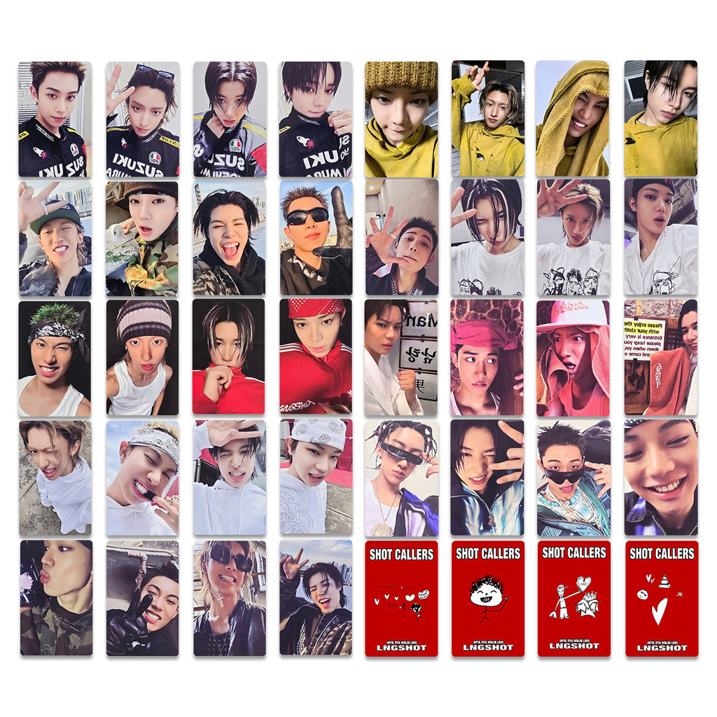 4pcs LNGSHOT SHOT CALLERS Álbum Lomo Cards MAKESTAR MUSIC KOREA WEVERSE Revista Verde Amarelo Padrão Photocards RYUL Woo em Oferta na Shopee