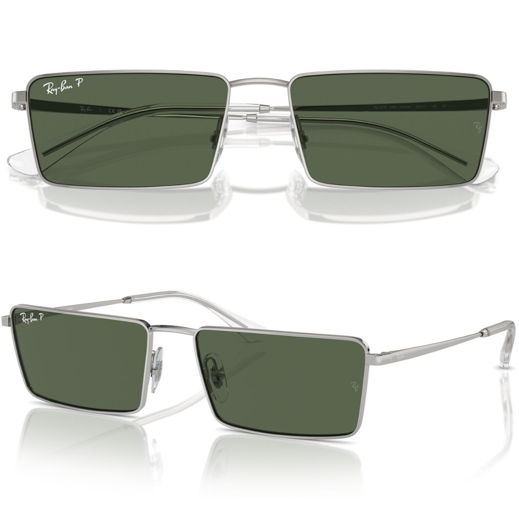 Óculos de Sol Ray-Ban Emy Bio-Based Polarizado Tamanho 59