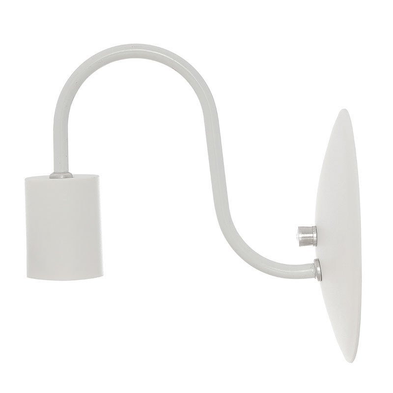 Arandela Copinho Soquete E27 Luminária Cabeceira 1 Lâmpada Branco Preto Parede 110v/220v Sala Quarto