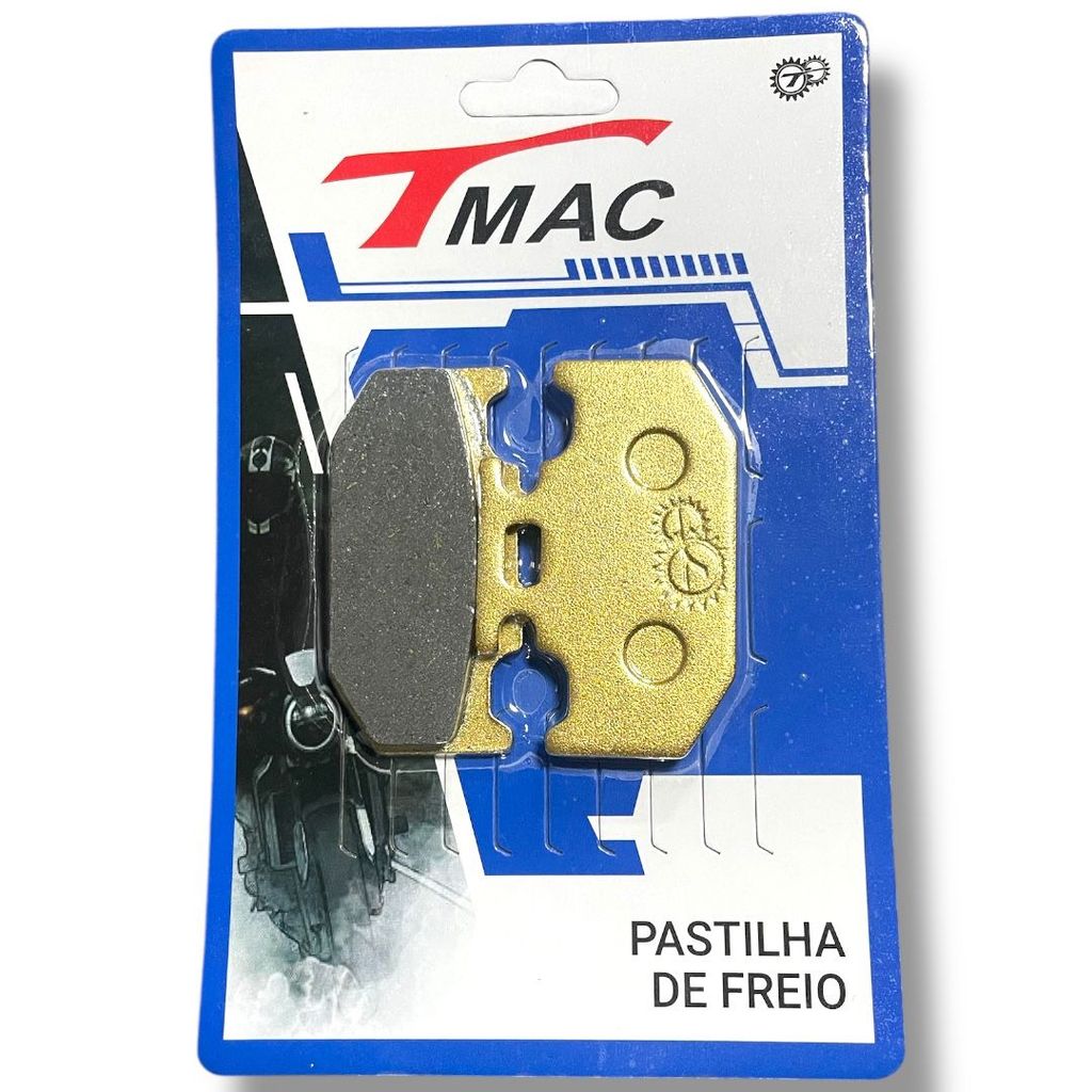 PASTILHA DE FREIO TRASEIRA FAZER 250/LANDER 250/FZ 15/CROSSER 150 - TMAC em Oferta na Shopee