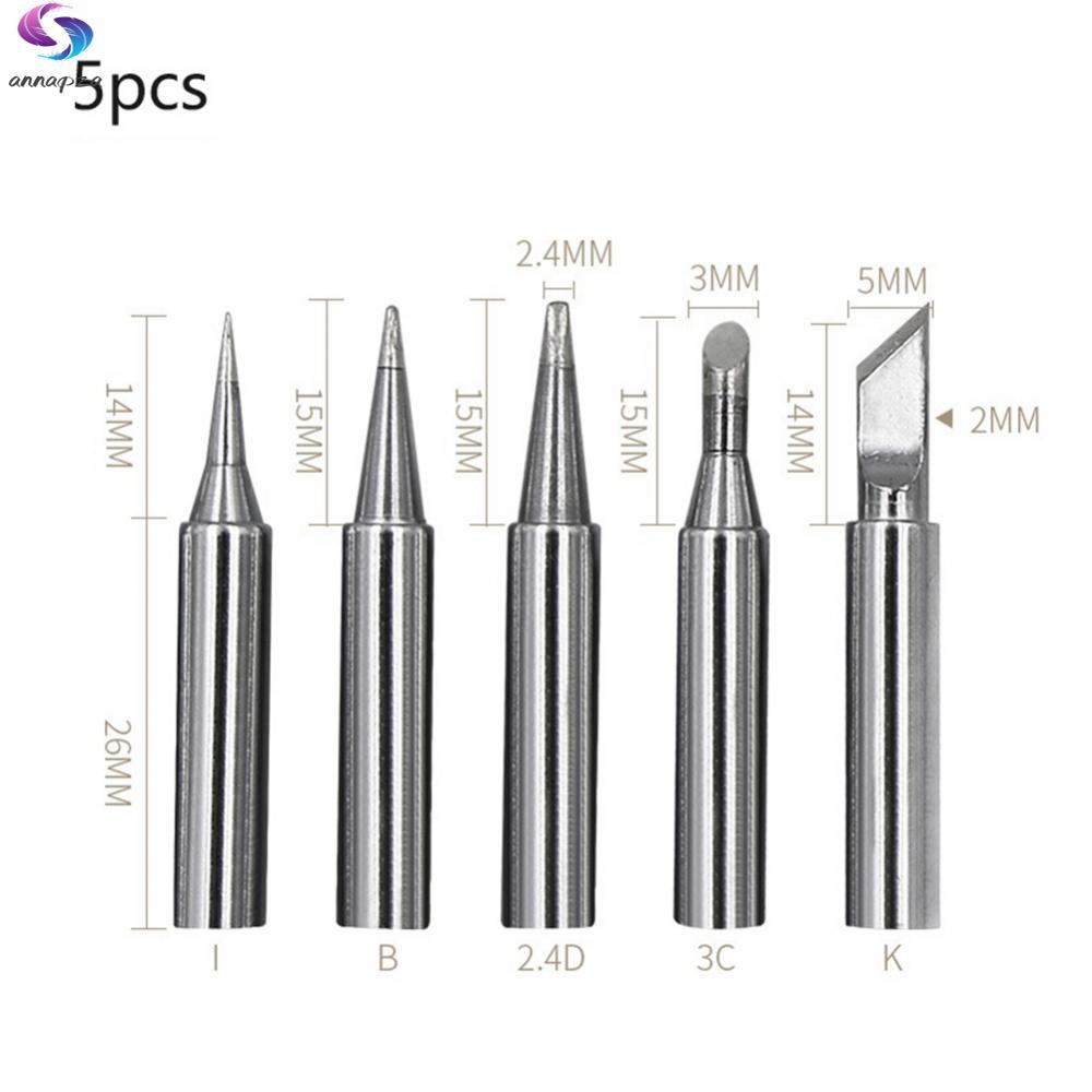 Conjunto De Substituição De Ponta De Ferro De Solda Prateado 5 Peças Adequado Para 936 em Oferta na Shopee