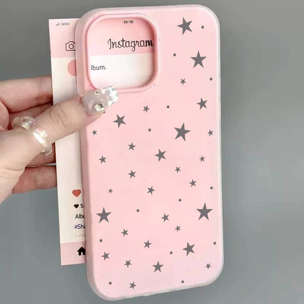 Capa Para Samsung A17 A07 A26 A16 A15 A14 A13 A34 A23 A32 A12 2 Em 1 Estrelas Brilhantes De Gelatina CHOUDE6