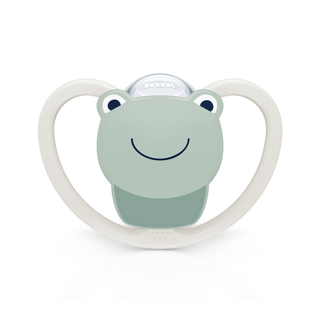 Chupeta Bico de Silicone Space 0 à 6 Meses Neutra - NUK em Oferta na Shopee