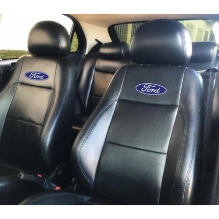 Capa Para Banco Automotivo Carro Couro Courvin Impermeavel Ford Ka Ranger Fiesta Ecosport Focus