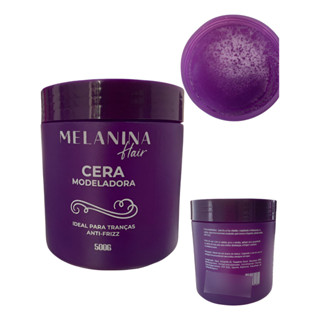 Cera Modeladora Melanina Hair Para Tranças Box Braids 500g em Oferta na Shopee