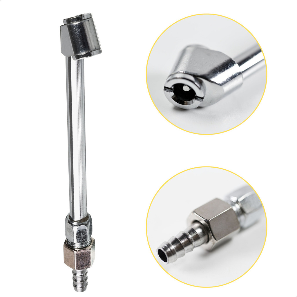 Bico Duplo Encher Pneus Empilhadeira Carro Caminhão Trator