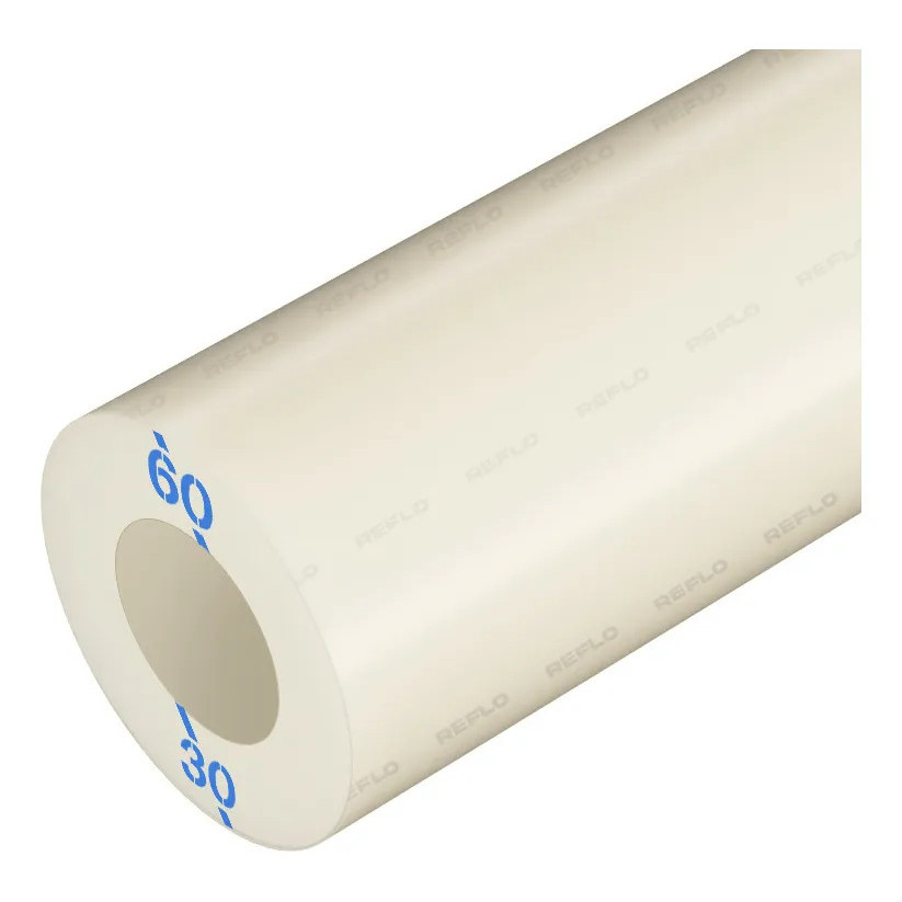 Tubo Nylon Tecnyl 60mm x 30mm - Bucha Tecnil Poliamida 60x30