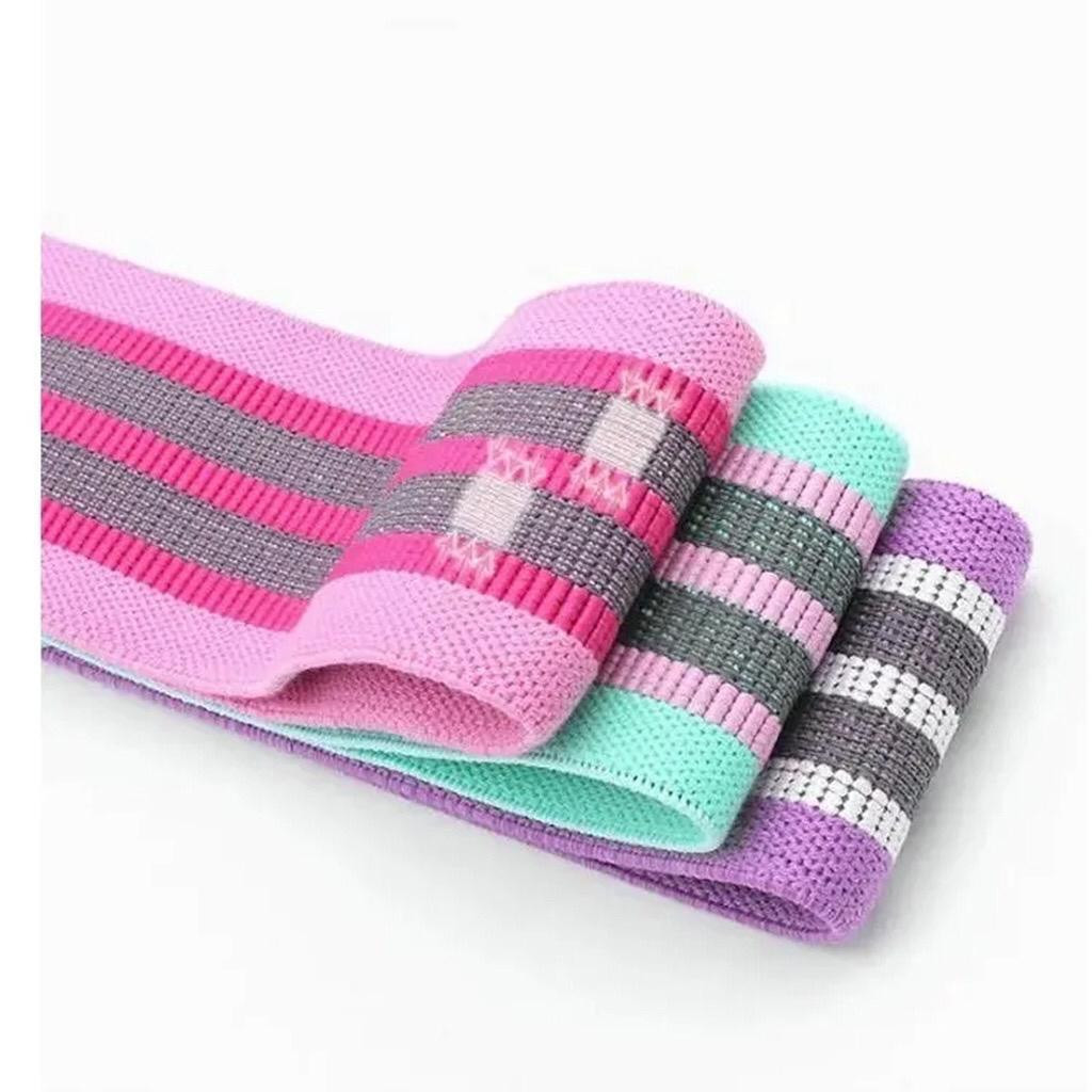 Faixas Elásticas Mini Band – 3 Níveis de Resistência para Treino - Mini Bands Elásticas