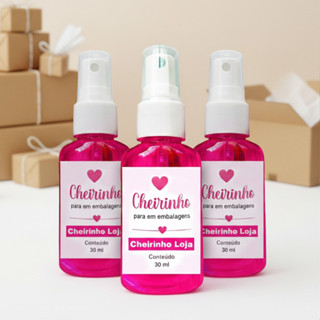 Kit 3 Cheirinhos para Pacotes, Encomendas, Caixas, Perfume, Embalagem, Cheiro da loja em Oferta na Shopee