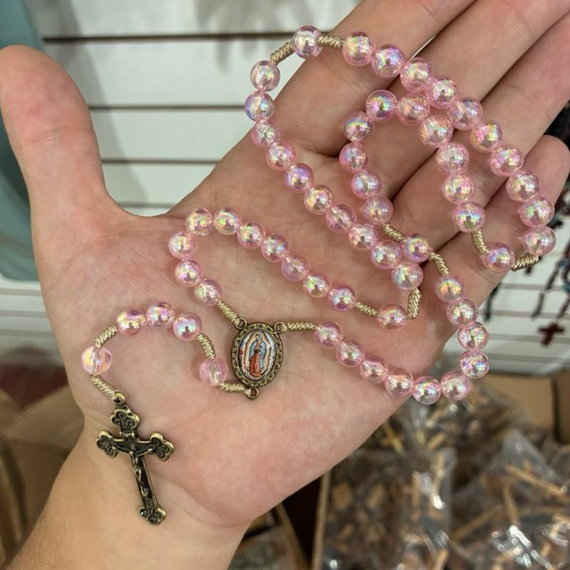 Terço Nossa de Senhora Guadalupe em Oferta na Shopee