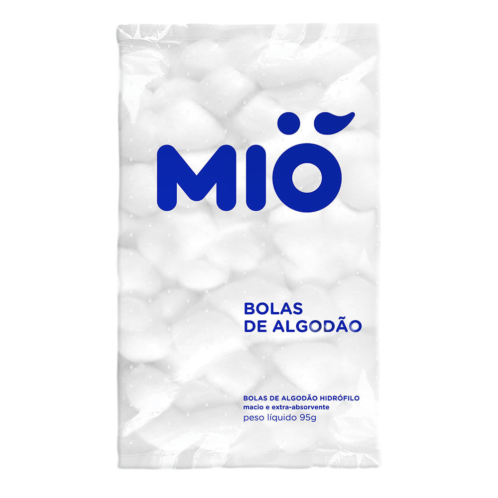 Algodão Mió Bola Hidrófilo 95g em Oferta na Shopee
