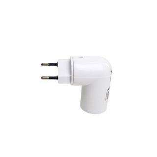 SOQUETE C/ PINO P/ TOMADA GIRATÓR. E BT LIG/DES (E-27) ATOPY em Oferta na Shopee