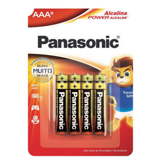 Pilha Panasonic Alcalina AAA Power Alkaline 8 Unidades em Oferta na Shopee