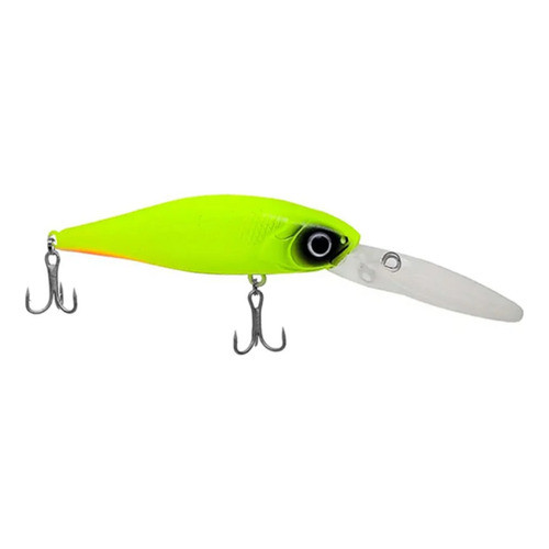 Isca Artificial Yara Deep Shad 6,5 Cm 6,2 G Cor Verde Limão Cor 56 - Verde Limão