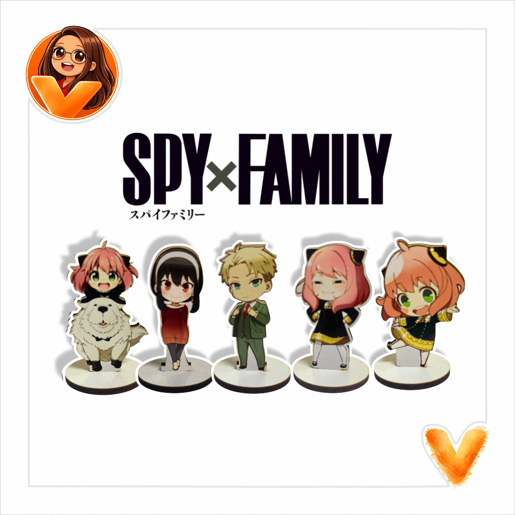 Kit Spy x Family Totem Display de Mesa 5 unidades - Anya Loid Yor