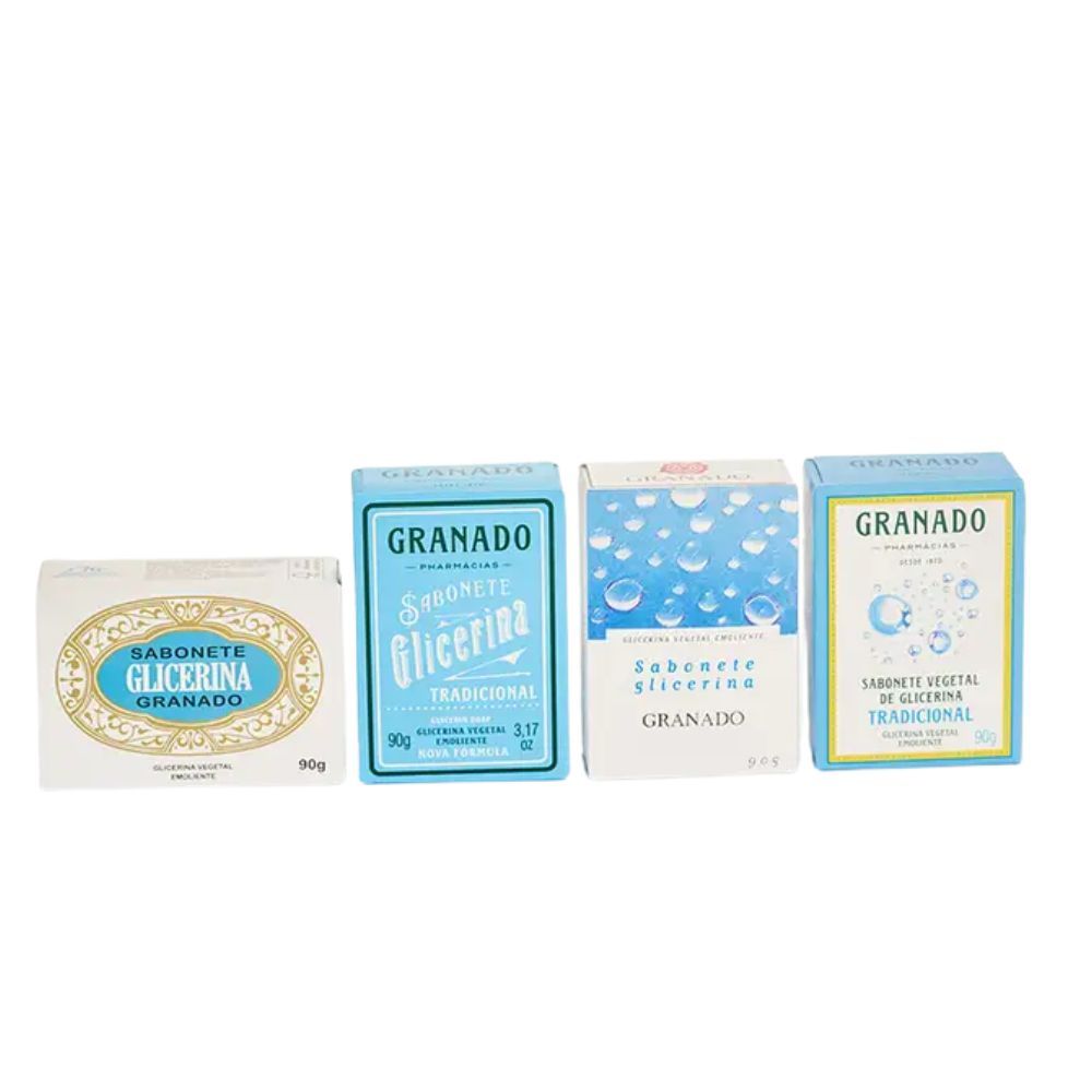 Sabonete Granado Glicerina Tradicional Historico 4 Unidades 90g Cada