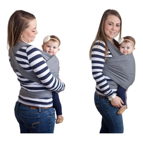 Promoção Wrap Sling, Canguru, Transportador De Bebê, Cinza Cinza Mescla