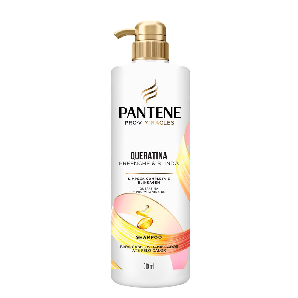 Shampoo Pantene Pro-V Miracles Queratina 510ml em Oferta na Shopee