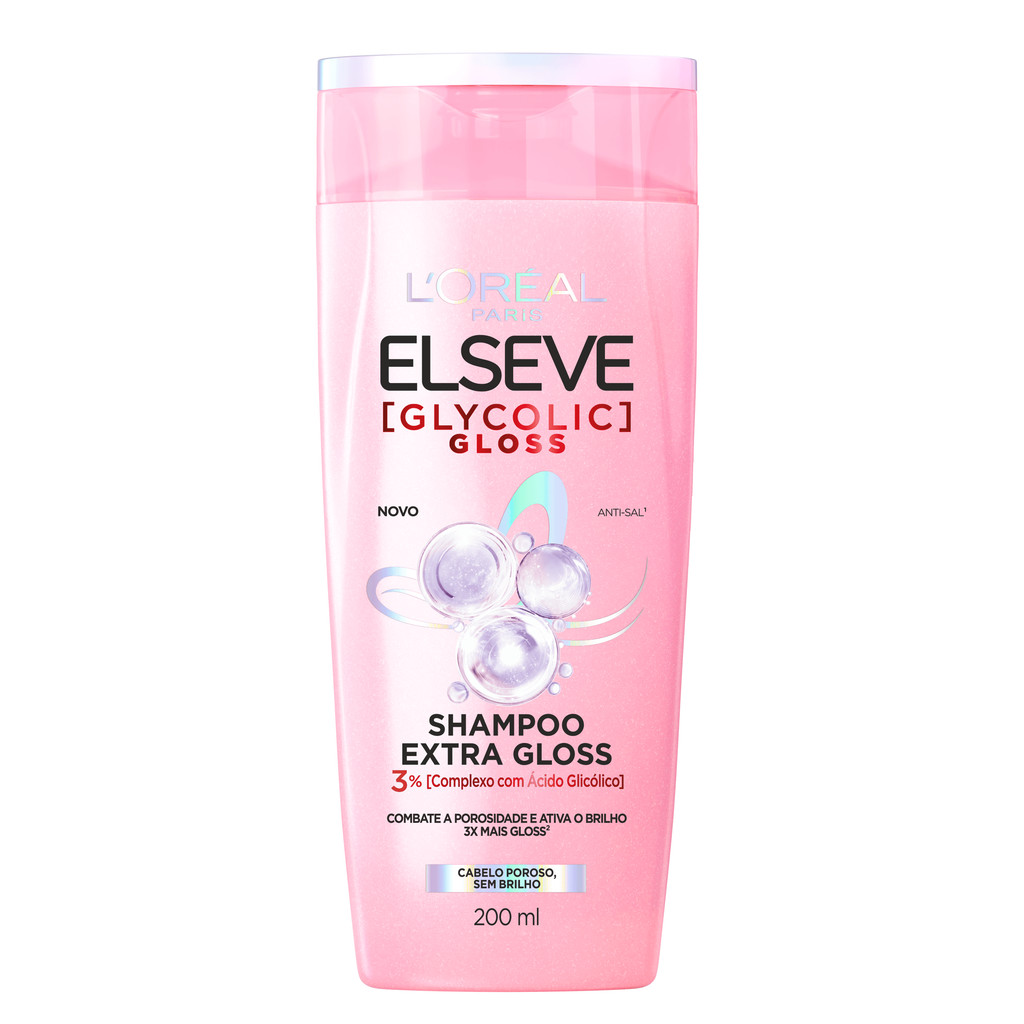 Shampoo Elseve Glycolic Gloss 200ml em Oferta na Shopee