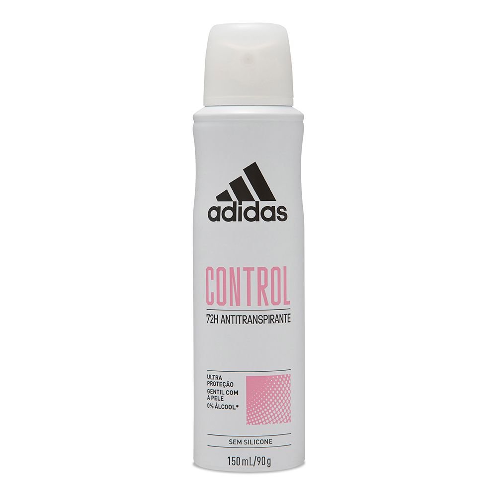 Desodorante Adidas Feminino Aerossol Antitranspirante Control 150ml em Oferta na Shopee