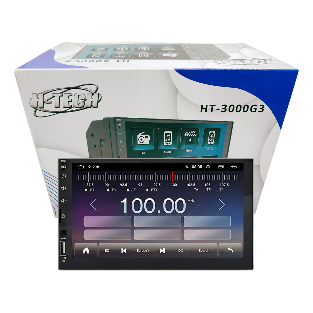 Central Multimidia 7" Mp5 H-Tech HT-3000 Com Espelhamento