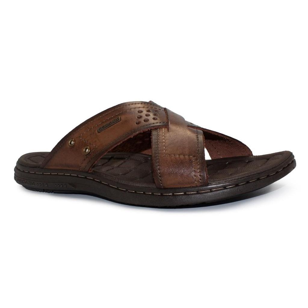 Chinelo Pegada Masculino Couro 131222 em Oferta na Shopee