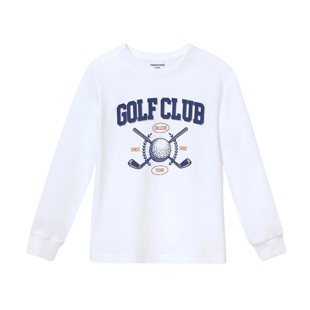 Camiseta Hering Infantil Menino Manga Longa Com Estampa