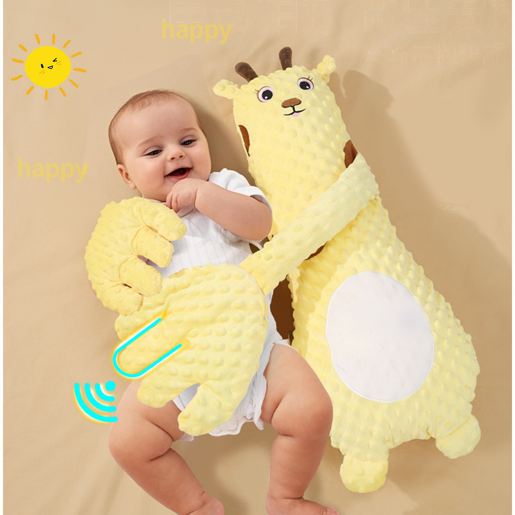 Travesseiro Almofada Confortavel Acalmar Bebe Criança  Ajuda Para Dormir Bebê Com Palma Automática em Oferta na Shopee