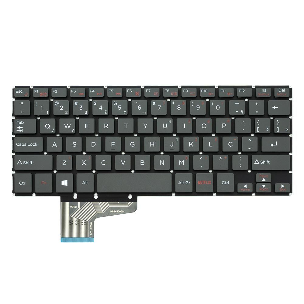 Teclado para Notebook Positivo Duo C4128B em Oferta na Shopee