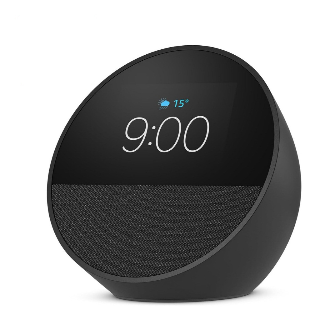 Echo Spot com Smart Speak (Branco, Preto e Azul) em Oferta na Shopee