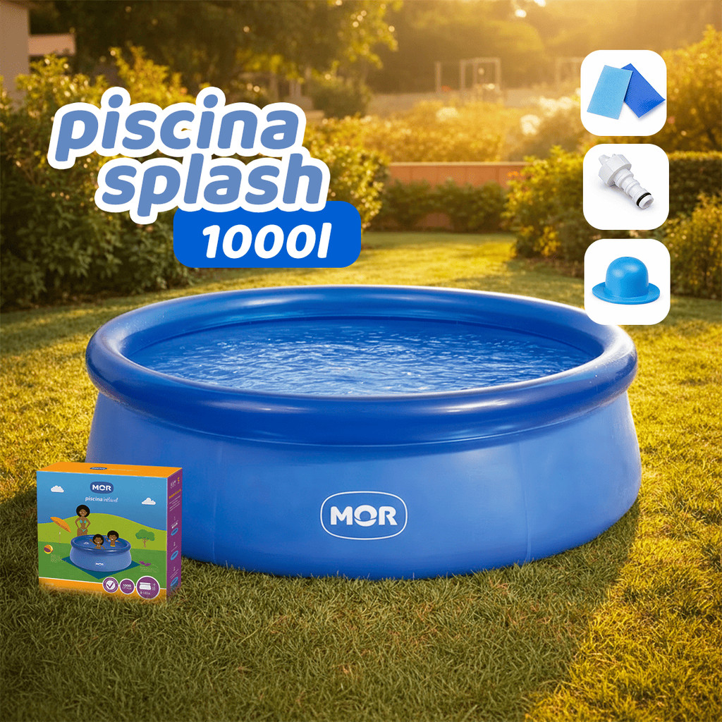 Piscina Redonda MOR Inflável Splash Fun 1000 Litros Mor em Oferta na Shopee