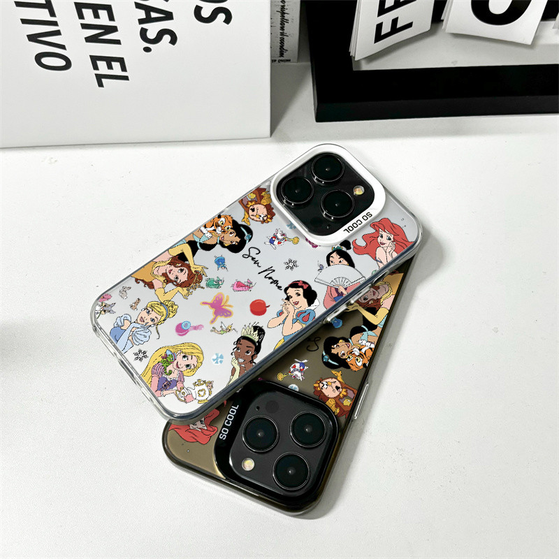 Capinha De Personalizado Princesas Para Samsung S20 S21 FE S22 S23 S24 S25 Capa À Prova De Choque