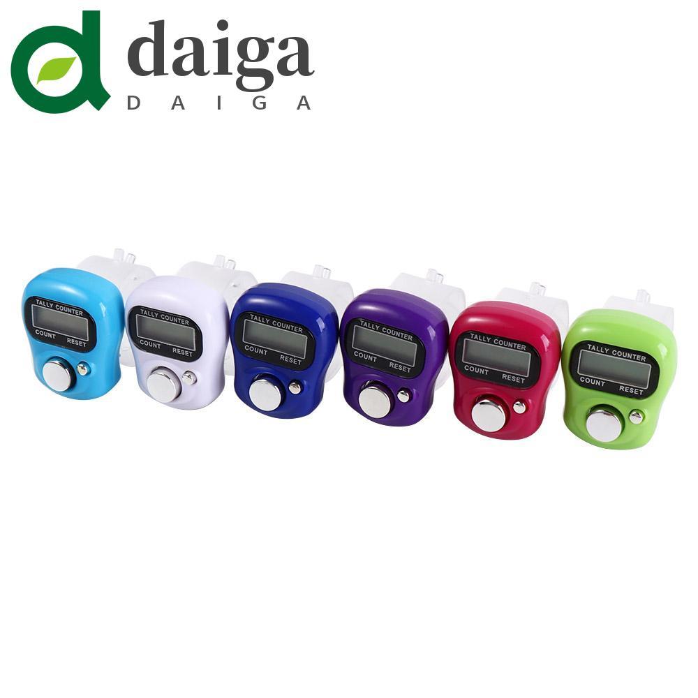 Contador De Contagem De Anel De Dedo DAIGA , Mini Linha De Tricô Digital , Contadores De Curso Manuais Eletrônicos