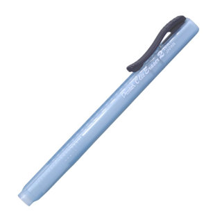 Caneta borracha Clic Eraser Transparente Azul ZE11T-C Pentel em Oferta na Shopee